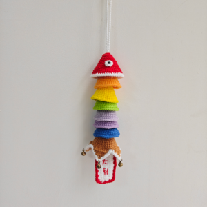 Handmade Chinese Style Woven Fish Charm – A Symbol of Good Fortune for Car, Bag & Home Decor
